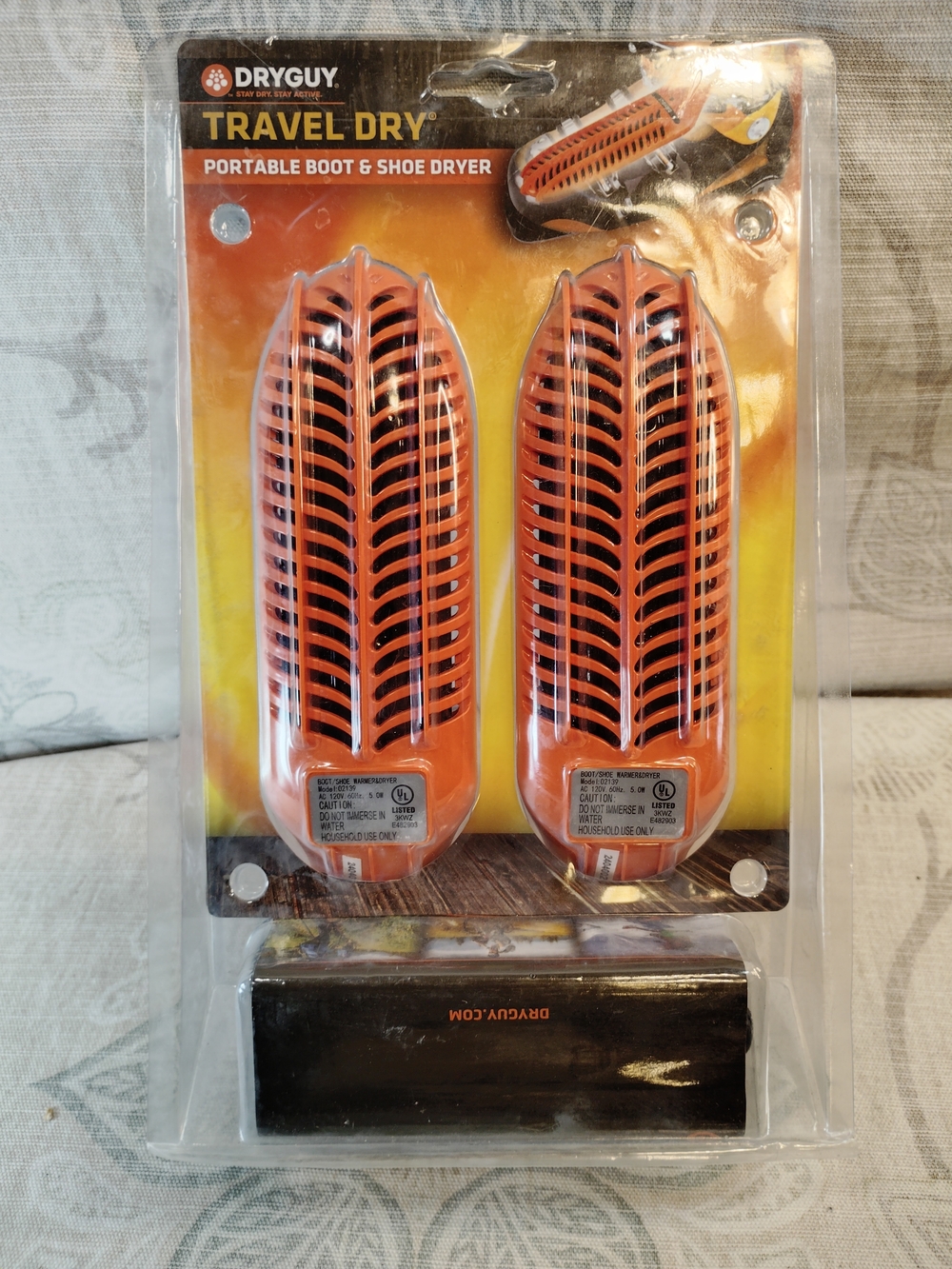 Dryguy Travel Dry Portable Boot & Shoe Dryer - Orange